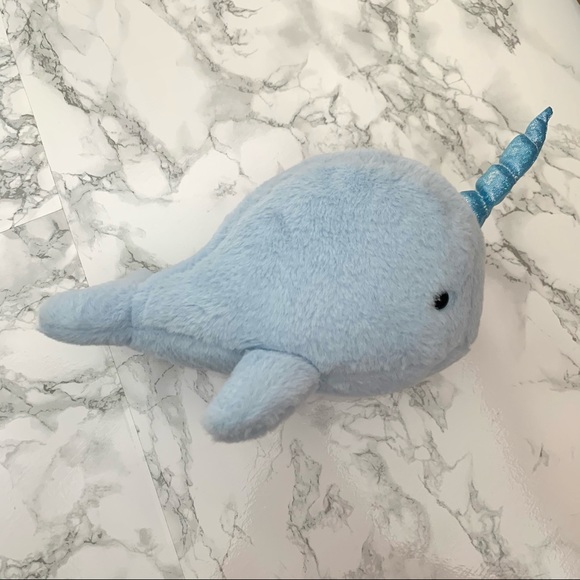 Blue Narwhal Plushie - Picture 1 of 3